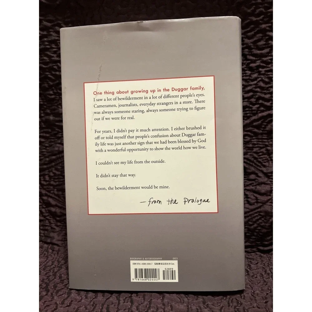 Counting the Cost Hardcover A Memoir By Jill Duggar 2023 Brand New 19 Kids Count